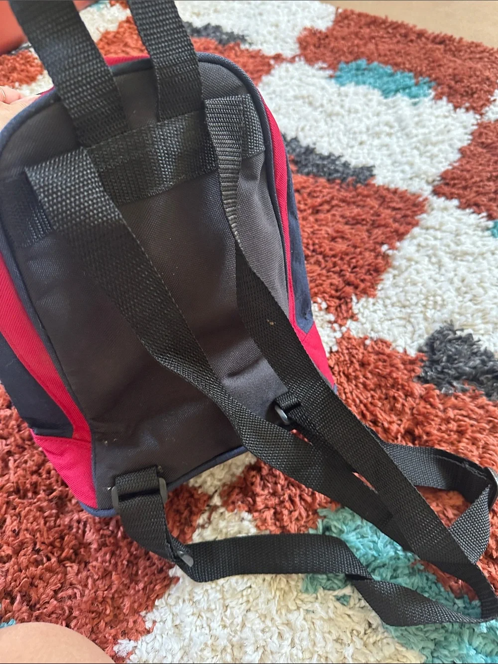 Children's Red and Black Dr. Seuss Character Mini Backpack cat in the cat rare